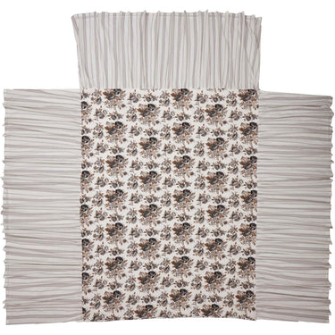 Annie Portabella Floral Ruffled Twin Coverlet 76x39+27 VHC Brands - The Fox Decor